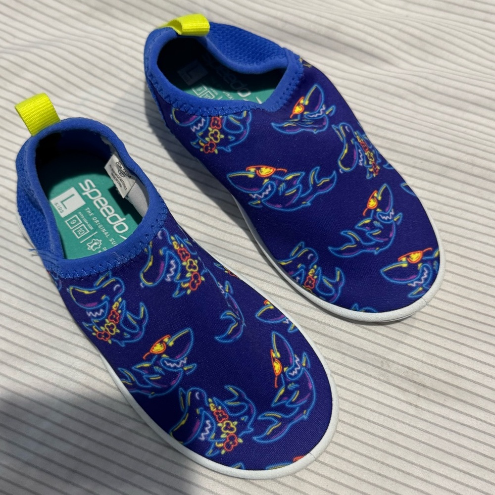 Speedo Blue Graphic Water Shoes